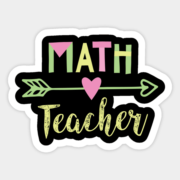 Math Teacher Gift Idea Sticker by BetterManufaktur